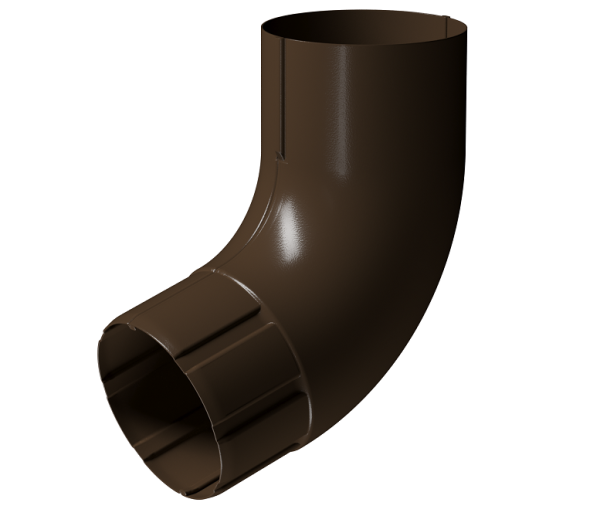 Колено 72° D90 Döcke STAL PREMIUM Каштан, (RAL 8017) купить в Ростове