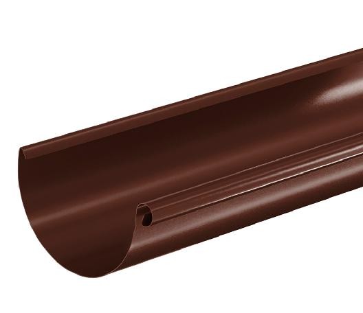 Водосток Aquasistem, система 150/100 - Водосточный желоб 3.00м RAL 8017 Коричневый купить в Ростове