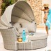 Диван-Трансформер AFINA плетеный из иск. ротанга AFM-325 Beige купить в Ростове