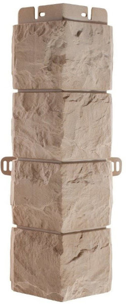 Фасадная панель Наружный угол фагот (талдомский), 0,45 х 0,13м (н) купить в Ростове