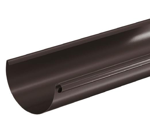 Водосток Aquasistem, система 125x90 - Водосточный желоб 3.00м RR 32 Тёмно Коричневый купить в Ростове