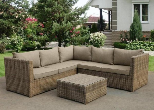 Комплект мебели AFINA плетеной из иск. ротанга YR825B Beige купить в Ростове