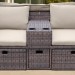 Комплект мебели AFINA плетеной из иск. ротанга AFM-330B Brown купить в Ростове