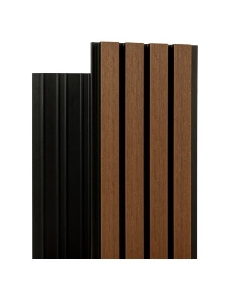 Фасадная реечная панель Ecodecking Скай коэкструзия 200х20х3000 Тик купить в Ростове