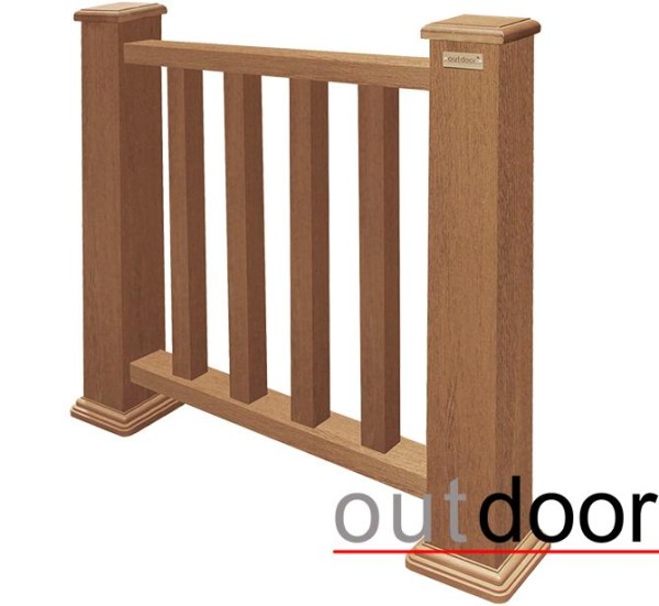 Ограждение из ДПК Outdoor Классик 3D STORM дуб купить в Ростове