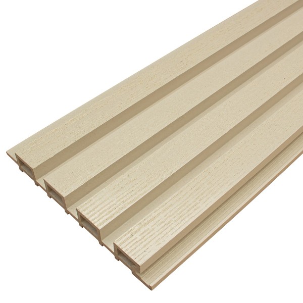 Фасадная доска из ДПК Faynag Wood Рейка Слоновая кость купить в Ростове