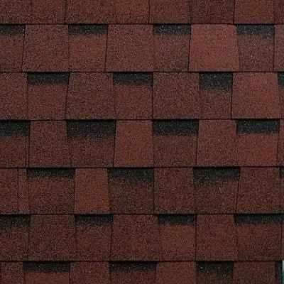 Двухслойная ламинированная черепица Shinglas, серия Фазенда – Красный купить в Ростове