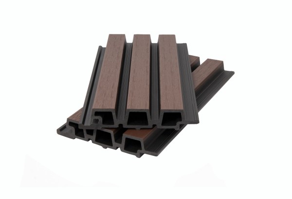 Фасадная панель брусковая двухцветная co-extrusion, chocolate mix купить в Ростове