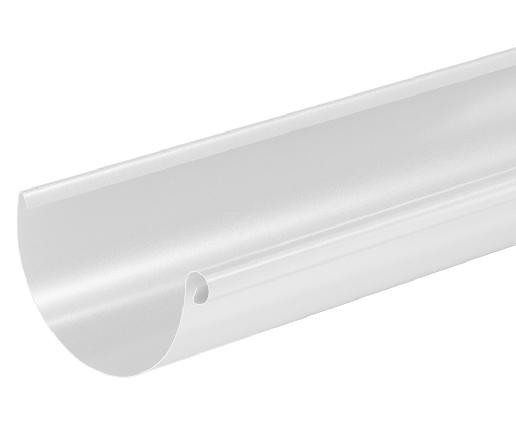 Водосток Aquasistem, система 125x90 - Водосточный желоб 3.00м RR 20 Белый купить в Ростове