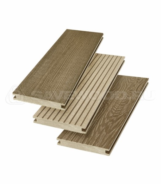 Террасная доска SW Fraxinus (R) полнотелая «SaveWood» Тик купить в Ростове