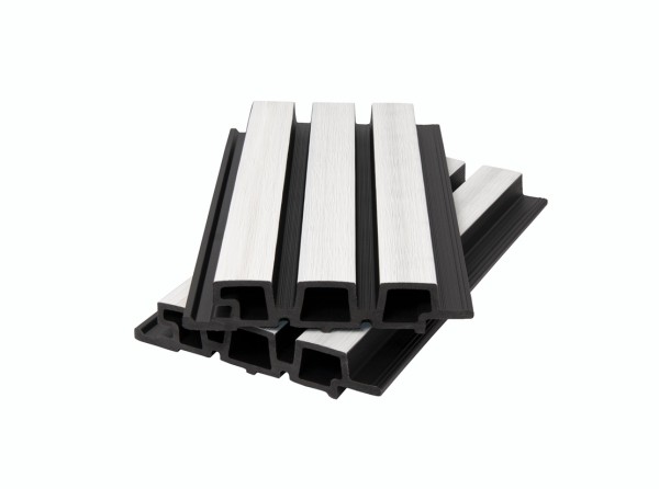 Фасадная панель брусковая двухцветная co-extrusion, white купить в Ростове