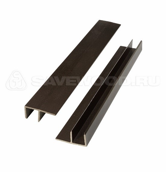 F-профиль ДПК Savewood – Тёмно-коричневый купить в Ростове