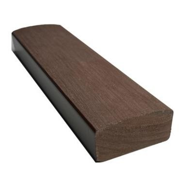 Лавочный брус Ecodecking Некст полнотелый брашированный 70х35 шоколад (под заказ) купить в Ростове